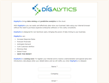 Tablet Screenshot of digalytics.com